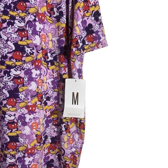 Women's LulaRoe Irma Size Medium DISNEY MICKEY MOUSE Cozycore Novelty Flowy - Picture 2 of 16